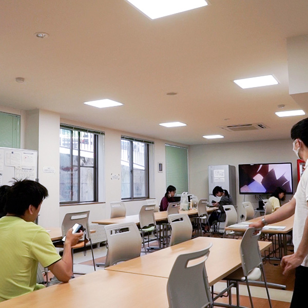 食堂兼談話室の様子